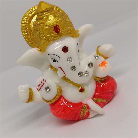 Buy Imagine Mart Lord Ganesha Studded Statues Ganesh Ganpati Beautiful