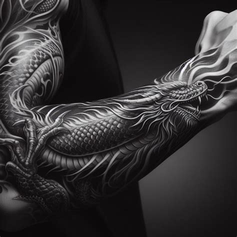 Premium Photo | Asian tattoo
