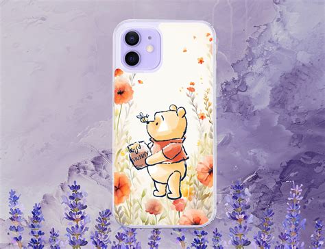 Winnie The Pooh Hunny Floral Cute Phone Case For Iphone Motorola