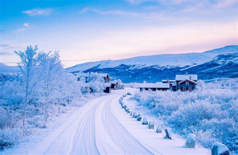 4K Seasons Winter Scenery Sky Snow HD Wallpaper Rare Gallery