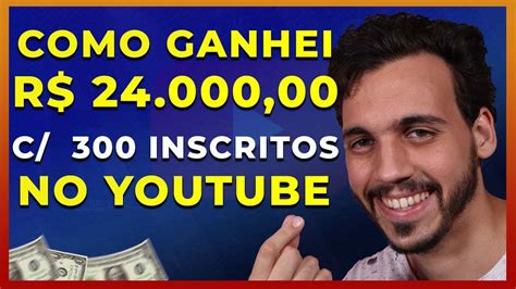 Como Ganhar Dinheiro No Youtube Com Poucos Inscritos Youtube