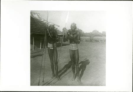 Mandari Men Wearing Beads From The Southern Sudan Project