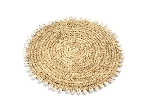 Shell Raffia Placemat Shell Collection By Bazar Bizar