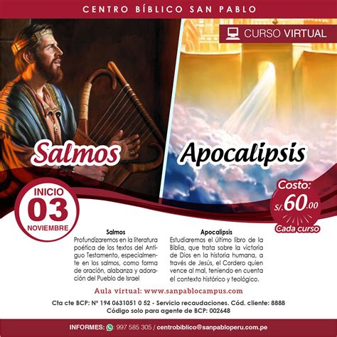 San Pablo Per Curso Virtual Salmos Apocalipsis