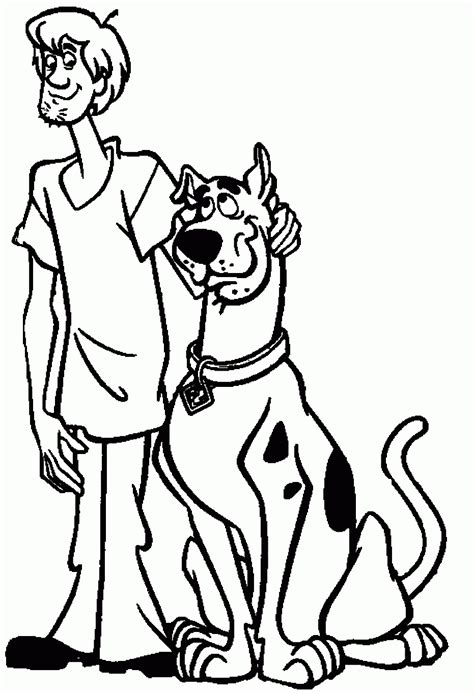 Printable Scooby Doo Coloring Pages