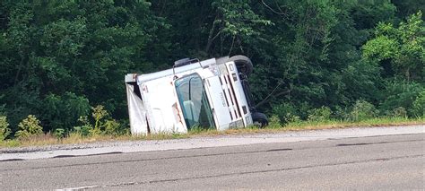 Box Truck Overturns Near Vincennes Mywabashvalley