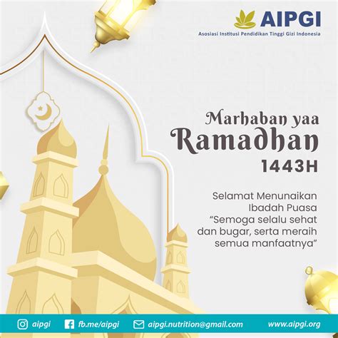 Selamat Menjalankan Ibadah Puasa Aipgi