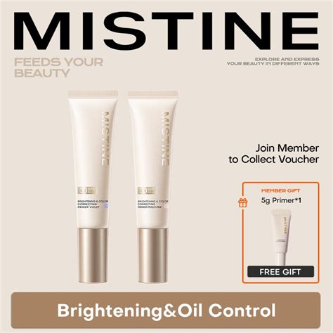 Mistine Face Primer Makeup Base Primer Isolation Cream Moisturizing