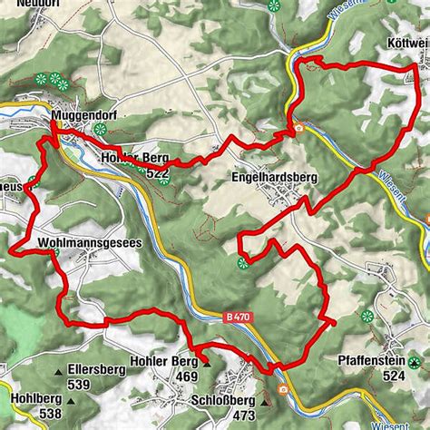 Rund Um Muggendorf Bergfex Wanderung Tour Bayern