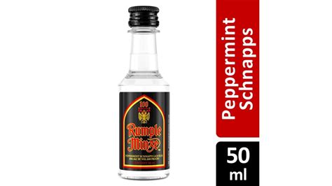 Rumple Minze 100 Proof Peppermint Schnapps Bottles 50 Ml X 10 Ct