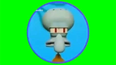 Squidward What The Sigma Meme Green Screen Youtube