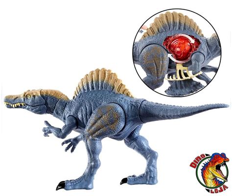 Spinosaurus Jurassic World Mattel Dino Rivals Espinossauro Dano De Bat