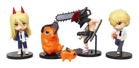 Figuras Chainsaw Man Pochita 5 Piezas Envío Gratis