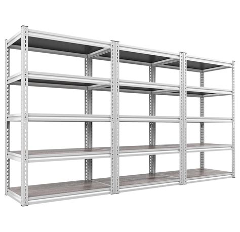 YOSITiuu Garage Shelving Heavy Duty Load 2500LBS Garage Storage Shelves Adjustable Heavy Duty ...