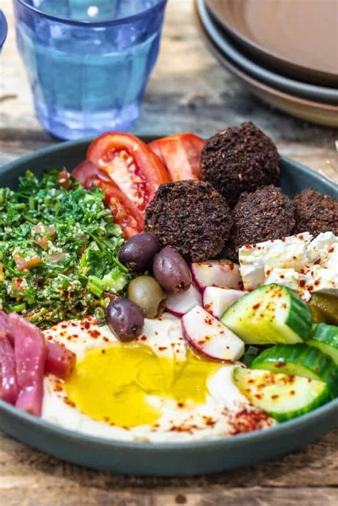 Easy Loaded Mediterranean Falafel Bowl The Mediterranean Dish