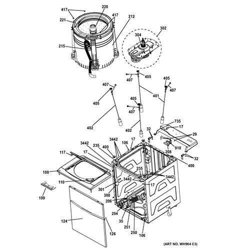 Ge Gtup Em Ww Motor Kit And Tub Shield