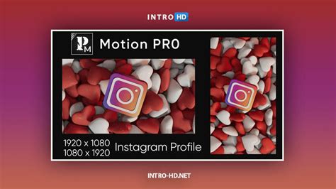 Videohive Instagram Profile Intro Hd