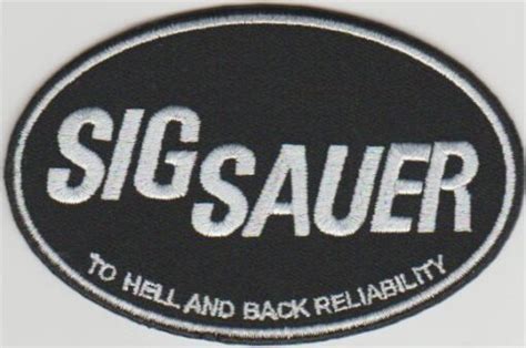 Sig Sauer Stoffen Opstrijk Patch