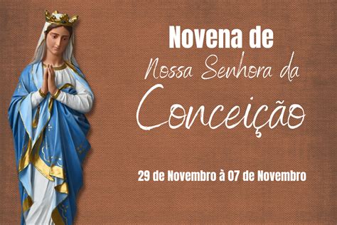 Hoje começa a novena a Imaculada Conceição Paróquia São Manuel