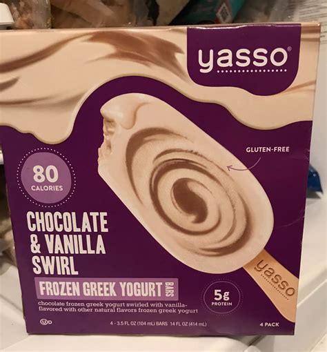 Yasso Chocolate Vanilla Swirl Frozen Greek Yogurt Bars Frozen Greek