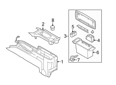 Ford Crown Victoria Center Console Latch F5oy54061a34a Lakeland