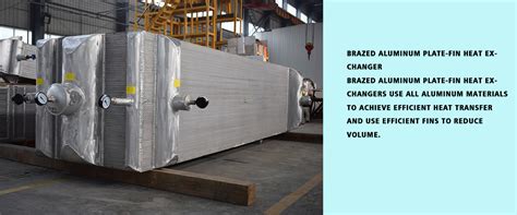 Brazed Aluminum Plate Fin Heat Exchanger