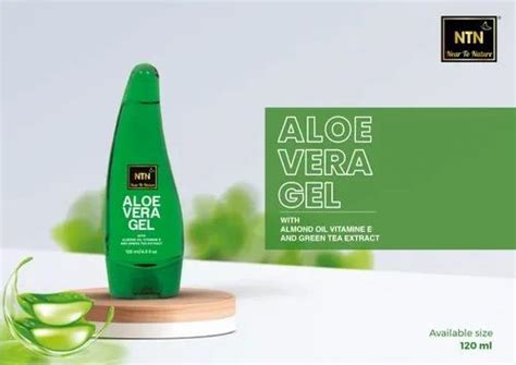 Ntn Green Aloe Vera Face Gel Type Of Packaging Bottle Packaging Size