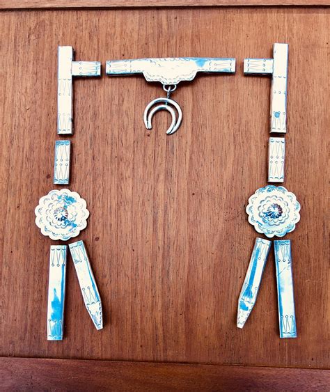 Headstall Native American Navaho Style Sterling Silver Etsy