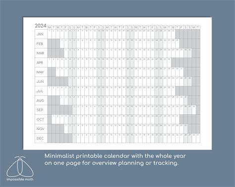 2024 Year Planner Printable