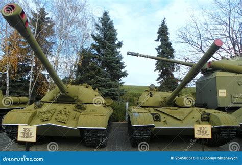 Ukraine, Kyiv, World War II Museum, Soviet Heavy and Medium Tanks ...