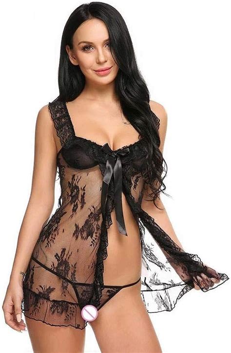 Babydoll Ropa Interior Mujeres Lencer A Sexy Encaje Pijamas Florales