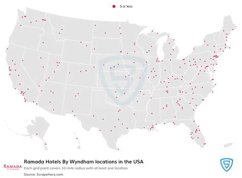 List of all Ramada Hotels locations in the USA - ScrapeHero Data Store