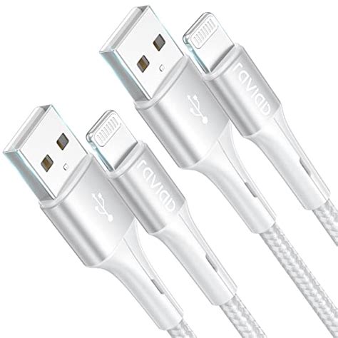 Raviad Cable Cargador Iphone Pack M Mfi Certificado Cable Iphone