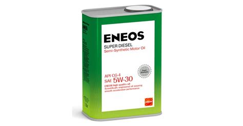 Масло моторное Eneos Super Diesel 5w30 полусинтетическое, CG-4, для ...