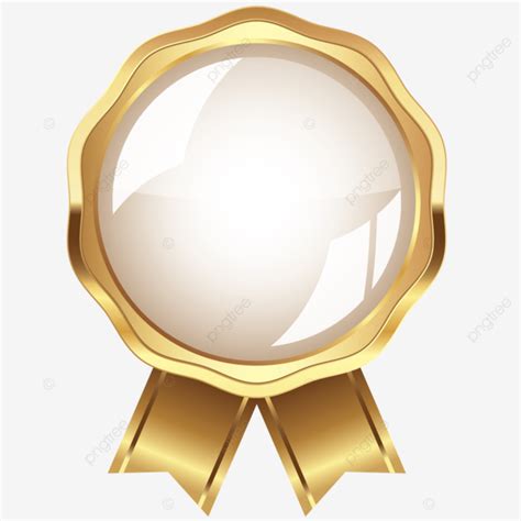 Luxury Gold Blank Badges Gold Badge Gold Badge PNG And Vector With