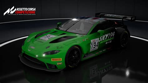 Sky194 Assetto Corsa Competizione Aston Martin V8 GT3 Track Tips