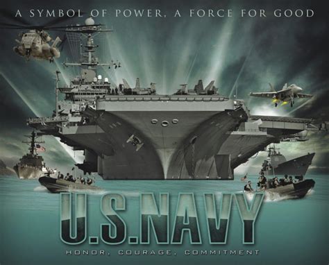 Amazon Us Navy Honor Courage Commitment Mouse Pad Office Products