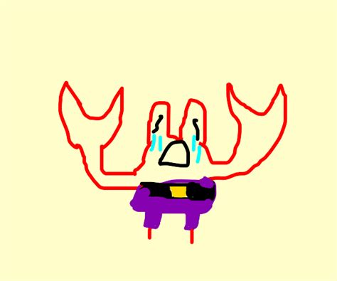 crying chibi mr.krabs - Drawception