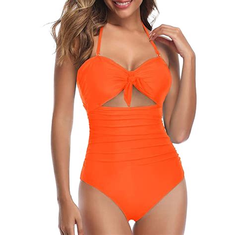 One Piece Swimsuit Women Women S Swimsuit Sexy Cut Out With