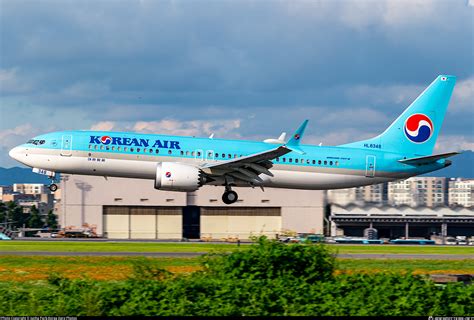 HL8348 Korean Air Boeing 737 8 MAX Photo By Junha Park Korea Aero