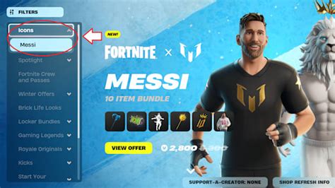 How To Get The Fortnite Messi Skin