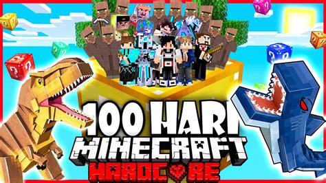 100 HARI DI SURVIVAL HARDCORE LUCKY SKYBLOCK FULL EPISODE MELAWAN