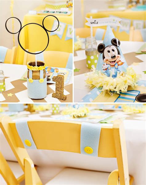 Mickey Mouse 1st Birthday Decorations