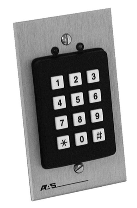 Advantage Dklp 19 100sg Flush Mount Wired Digital Access Control Keypad