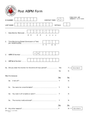 Fillable Online Cscc Unc Post Abpm Form Abp Cscc Unc Fax Email