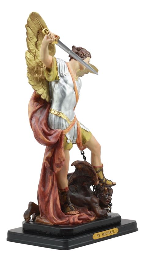 St. Michael Statue Archangel Catholic Religious Sculpture Figurine ...