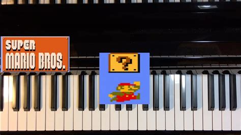 How To Play Mario On Piano Youtube