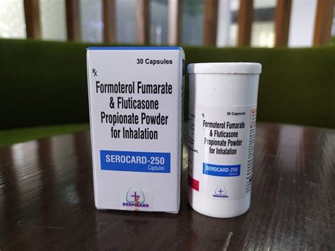 Formoterol Fumarate 6 Mcg Fluticasone 250 Mcg Serocard 250 Cap