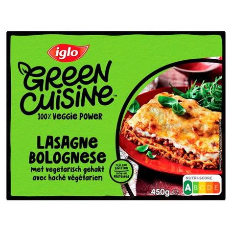 Iglo Green Cuisine Lasagne Bolognese Avec Hach V G Tarien G