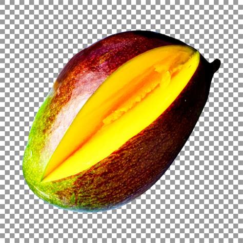 Fruta De Mango Fresco Aislado Sobre Fondo Transparente Archivo PSD